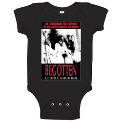 Begotten Cool Vintage 90's Movie  Fan onesie Baby One Piece
