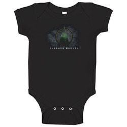 Green Arrow Emerald Archer Dc Comic onesie Baby One Piece Green Arrow Emerald Archer Dc Comic onesie Baby One Piece