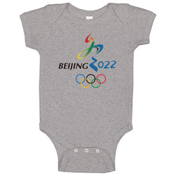 Beijing Winter Olympics 2022 Olympics Logo World Olympiad Fan onesie Baby One Piece
