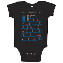 Dr. Who Tardis Kong onesie Baby One Piece