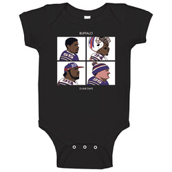 Buffalo D Line Days Ovo Fest onesie Baby One Piece