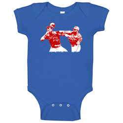 Rougned Odor Punching Jose Bautista Texas Toronto Baseball onesie Baby One Piece Rougned Odor Punching Jose Bautista Texas Toronto Baseball onesie Baby One Piece