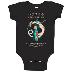 Chihiro t-shirt Spirited Away tee Studio Ghibli onesie Baby One Piece Chihiro t-shirt Spirited Away tee Studio Ghibli onesie Baby One Piece
