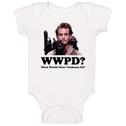 What Would Peter Venkman Do Ghostbusters onesie Baby One Piece