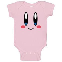 Kirby 20th Anniversary Nintendo Wii, Ds, 3ds onesie Baby One Piece Kirby 20th Anniversary Nintendo Wii, Ds, 3ds onesie Baby One Piece
