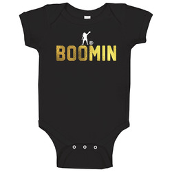 Antonio Brown How Is Business Boomin Gold Print onesie Baby One Piece Antonio Brown How Is Business Boomin Gold Print onesie Baby One Piece