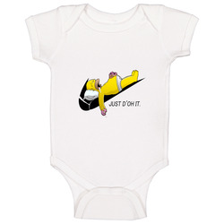 The Simpsons Homer Just Do It Nike Funny Moto onesie Baby One Piece The Simpsons Homer Just Do It Nike Funny Moto onesie Baby One Piece