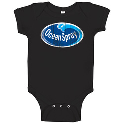 Ocean Spray Logo Popular Water Brand Drink Company Fan Gift onesie Baby One Piece Ocean Spray Logo Popular Water Brand Drink Company Fan Gift onesie Baby One Piece