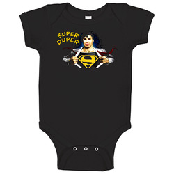 Hockey Pittsburgh Pascal Dupuis Super Duper onesie Baby One Piece Hockey Pittsburgh Pascal Dupuis Super Duper onesie Baby One Piece