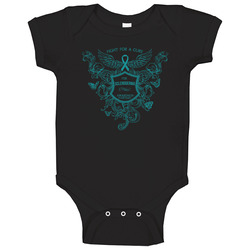 Scleroderma Ornate Fight For Cure onesie Baby One Piece Scleroderma Ornate Fight For Cure onesie Baby One Piece
