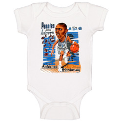 Anfernee Penny Hardaway Basketball Caricature Retro onesie Baby One Piece Anfernee Penny Hardaway Basketball Caricature Retro onesie Baby One Piece