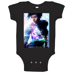 Ghost In The Shell Scarlett Johansson Anime Manga Movie onesie Baby One Piece Ghost In The Shell Scarlett Johansson Anime Manga Movie onesie Baby One Piece
