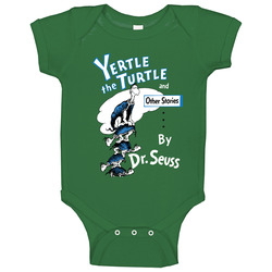Yertle The Turtle Dr Seuss Pig In onesie Baby One Piece Yertle The Turtle Dr Seuss Pig In onesie Baby One Piece