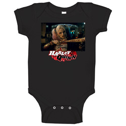 Harley Quinn Margot Robbie Suicide Squad Superhero Comic Movie onesie Baby One Piece