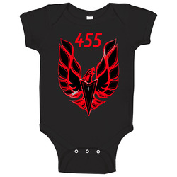 Fire Bird Logo 455 Retro Look Pontiac Trans Am onesie Baby One Piece Fire Bird Logo 455 Retro Look Pontiac Trans Am onesie Baby One Piece