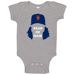 Jacob Degrom Fear De Hair New York Baseball onesie Baby One Piece Jacob Degrom Fear De Hair New York Baseball onesie Baby One Piece
