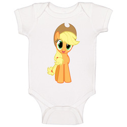 My Little Pony: Friendship Is Magic Applejack onesie Baby One Piece