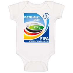 Germany 2011 Fifa Women's World Cup onesie Baby One Piece Germany 2011 Fifa Women's World Cup onesie Baby One Piece