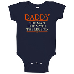 Daddy The Man The Myth The Legend onesie Baby One Piece