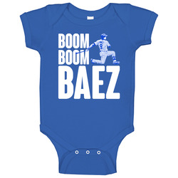 Boom Boom Javier Baez Chicago Shytown Baseball Fan onesie Baby One Piece Boom Boom Javier Baez Chicago Shytown Baseball Fan onesie Baby One Piece