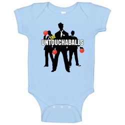 Untouchaballs Dodgeball Team Matching onesie Baby One Piece Untouchaballs Dodgeball Team Matching onesie Baby One Piece