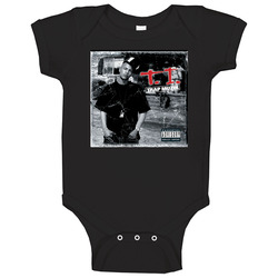 Ti Trap Muzik 21st Century Hip Hop Album Cool Retro onesie Baby One Piece