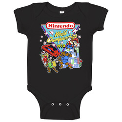 1990 Nintendo World Championships Retro onesie Baby One Piece 1990 Nintendo World Championships Retro onesie Baby One Piece