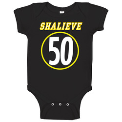 Pittsburgh Steelers Shalieve Ryan Shazier Cheap Football Support onesie Baby One Piece Pittsburgh Steelers Shalieve Ryan Shazier Cheap Football Support onesie Baby One Piece