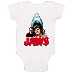 Jaws Shark Teeth onesie Baby One Piece Jaws Shark Teeth onesie Baby One Piece