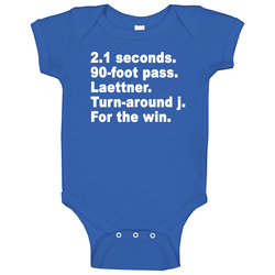 1992 Duke Laettner For The Win Kentucy onesie Baby One Piece 1992 Duke Laettner For The Win Kentucy onesie Baby One Piece