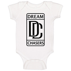 Dchasers White onesie Baby One Piece