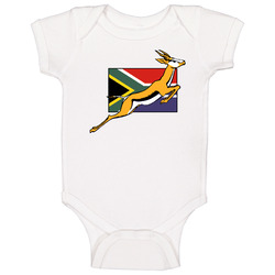 Springboks Rugby Football South Africa onesie Baby One Piece Springboks Rugby Football South Africa onesie Baby One Piece