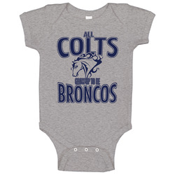 All Colts Grow Up To Be Broncos Denver Football onesie Baby One Piece All Colts Grow Up To Be Broncos Denver Football onesie Baby One Piece