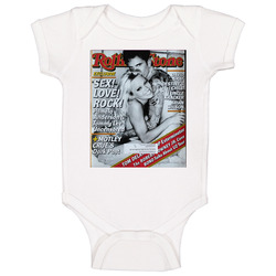 Pam And Tommy Lee Pamela Anderson Rolling Stones Cover Disney Series Photo onesie Baby One Piece Pam And Tommy Lee Pamela Anderson Rolling Stones Cover Disney Series Photo onesie Baby One Piece