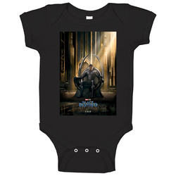 The Black Panther  Marvel Hero Movie onesie Baby One Piece
