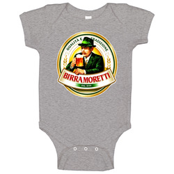 Birra Moretti Biera Italian Beer Italy onesie Baby One Piece Birra Moretti Biera Italian Beer Italy onesie Baby One Piece