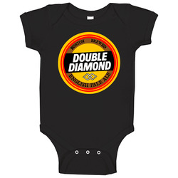 Double Diamond Beer Retro onesie Baby One Piece Double Diamond Beer Retro onesie Baby One Piece