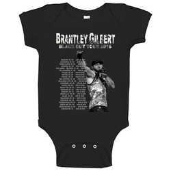 Brantley Gilbert onesie Baby One Piece