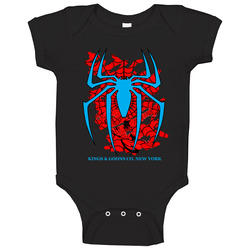 Spidermanfoamblck onesie Baby One Piece Spidermanfoamblck onesie Baby One Piece