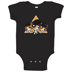 clockwork orange t-shirt powerpuff girls tee onesie Baby One Piece