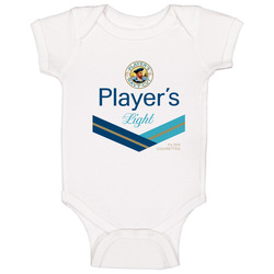 Player's, Light, Navy Cut, T-shirt, Cigarettes, Tobacco, Canadian, Du Maurier onesie Baby One Piece