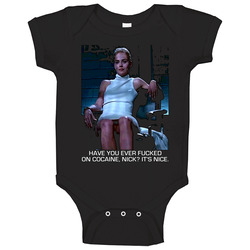 Basic Instinct Interrogation Movie onesie Baby One Piece