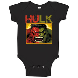 Red Hulk Green Hulk Comic onesie Baby One Piece Red Hulk Green Hulk Comic onesie Baby One Piece
