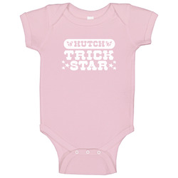 Hutch Trick Star, T-Shirt, Freestyle, BMX, Bike, 80's, Retro, Pastel, Haro, GT onesie Baby One Piece
