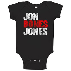 Jon Bones Jones Mma Fighter Fan onesie Baby One Piece