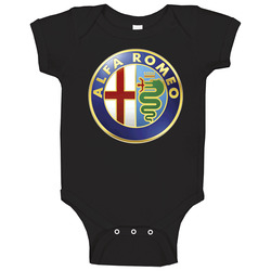 Alfa Romeo Italy Italian Cars Auto Car Racing Cool onesie Baby One Piece Alfa Romeo Italy Italian Cars Auto Car Racing Cool onesie Baby One Piece