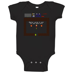 Old School Legend Of Zelda Funny onesie Baby One Piece Old School Legend Of Zelda Funny onesie Baby One Piece