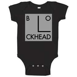 Blockheads New Wave Punk Retro Music onesie Baby One Piece