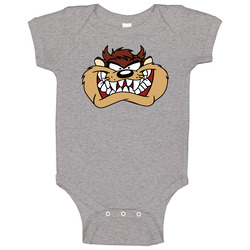 Tazmanian Devil Cartoon Buggs Retro onesie Baby One Piece