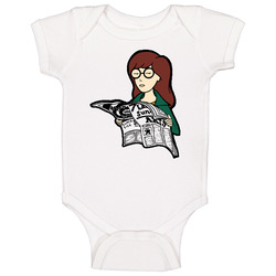 Daria Mtv Cartoon onesie Baby One Piece Daria Mtv Cartoon onesie Baby One Piece